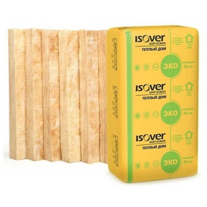 Утеплитель Isover Изовер Тёплый Дом Плита 50х610х1170 в Синявино